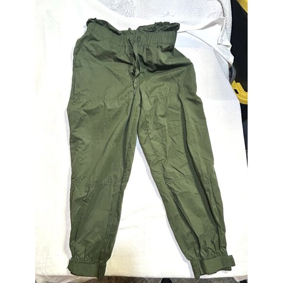 Urban Outfitters Green Army Joggers Pants Womens M Drawstring Taper See Notes - Picture 12 of 16